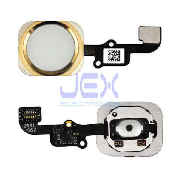 Gold Home Button/Touch Fingerprint ID Sensor Flex Cable For iPhone 6S/6S Plus