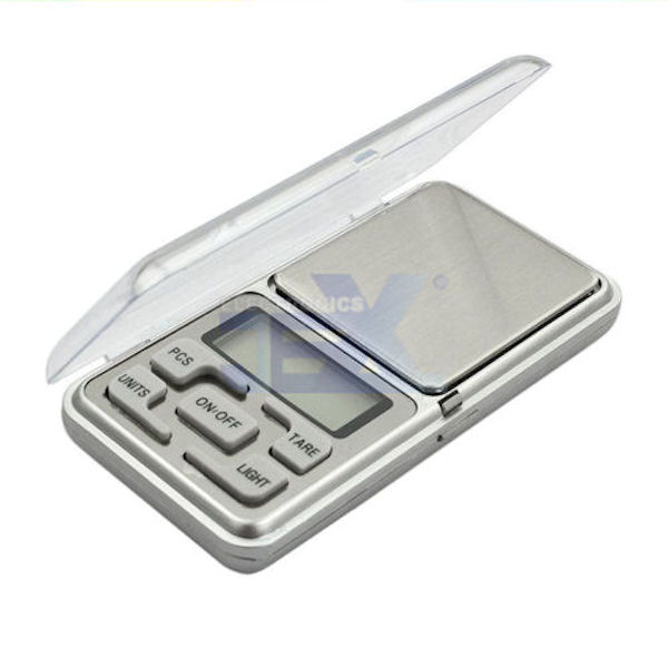 Stainless Steel Digital 500g x 0.1 Gram Pocket Precision Scale for Gold Jewelry