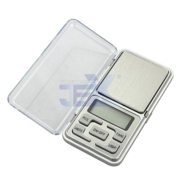 Stainless Steel Digital 500g x 0.1 Gram Pocket Precision Scale for Gold Jewelry