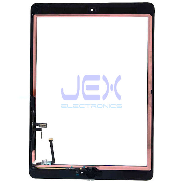 Black Glass Digitizer Touch Screen Full Front Assembly for iPad Air