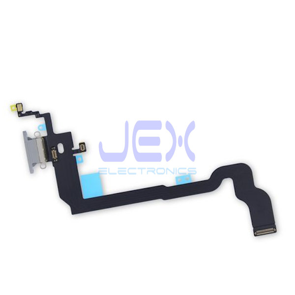 White Charging Port dock lower Microphone Antenna Flex Cable for Iphone X