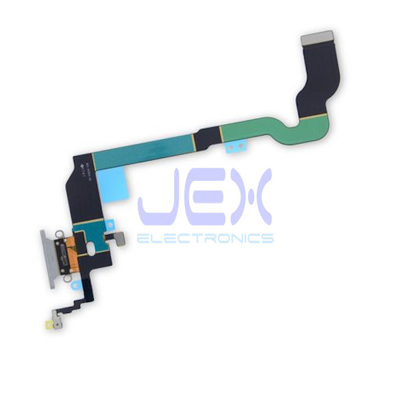 White Charging Port dock lower Microphone Antenna Flex Cable for Iphone X