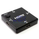 3-Way Port HDMI Audio Video Selector Switcher Switch Box DVD/PS4/Xbox One to TV