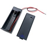 Single AA DIY Battery Holder Case Box 1.5V With Power Switch & Bare Wire Ends