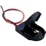 Single CR2032 DIY Button Battery Holder Case Box 3V With Power Switch & Bare Wire Ends