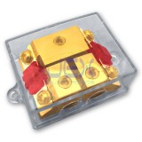 2-Way/2X AFS In-Line Fuse Holder Power Distribution Block Stereo/Audio/Car + Free AFS Fuses 10A-100A