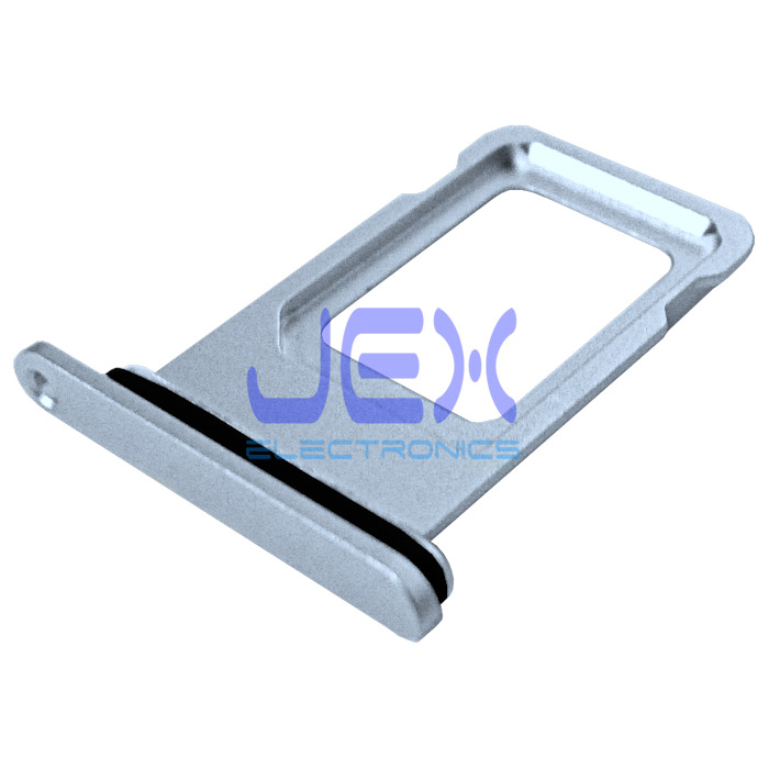 Blue iPhone 15 or 15 Plus Replacement Nano Sim Card Holder Tray + Rubber Gasket