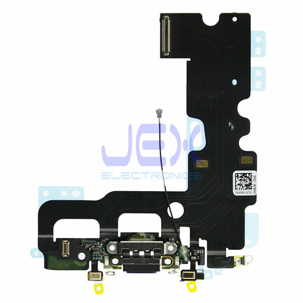 Black Charging Port dock lower Microphone Antenna Flex Cable for Iphone 7