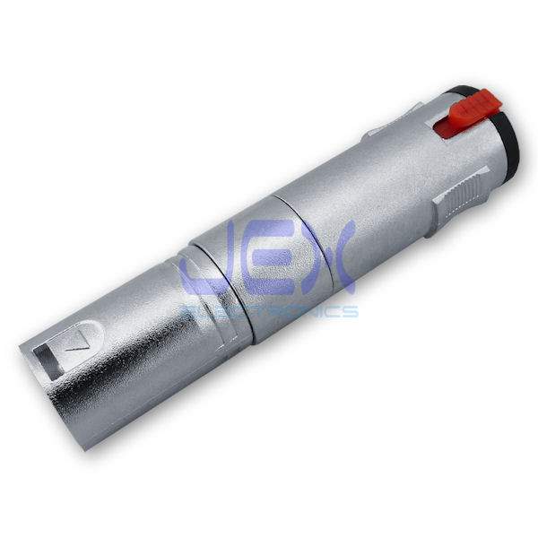 Jex Electronics Locking 3-Pin XLR Male To RCA/Phono Male Adapter – Audio Converter