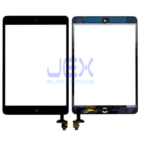 Black Glass Digitizer Touch Screen Full Assembly With IC for iPad Mini 1 or 2