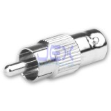 Female Coaxial BNC to Male RCA Phono Adapter Connector CCTV Camera Converter