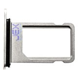 White Silver Replacement Single Sim Nano Sim Card Holder Tray for iPhone 15 Pro or 15 Pro Max