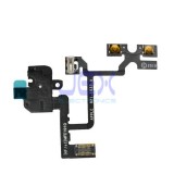 Black Headphone Jack Flex Cable for Iphone 4 GSM Volume button/silent switch