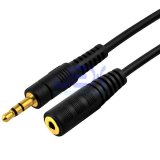 6ft Headphone Speaker Extension cable 1/8" 3.5mm Stereo Jack Male to Female Gold Plated