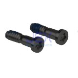 Set of 2/2X Lower Pentalobe Screws for Black/Space Gray iPhone 5, 5S, SE, 6, 6S Plus