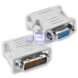 DVI-I Male Dual-Link 24+5 to VGA Female 15-Pin Video Monitor Adapter Converter
