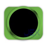 Black With Green Trim iPhone 5S Style Look/Looking Home button for iPhone 5 or 5C