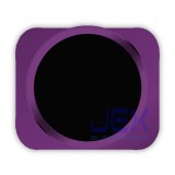 Black With Purple Trim iPhone 5S Style Look/Looking Home button for iPhone 5 or 5C