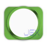 White With Green Trim iPhone 5S Style Look/Looking Home button for iPhone 5 or 5C