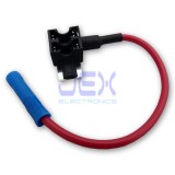 Low Profile Mini Blade Fuse Tap/Breakout Holder Add a Circuit for Car/Motorcycle