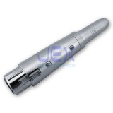 Locking 3-Pin Female XLR to Female 6.35mm 1/4" Stereo or Mono Jack Adapter Connector Converter High Quality PRO