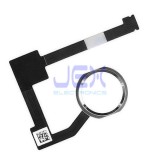 Silver Home Button/Touch Fingerprint ID Sensor Flex Cable For White iPad Air 2