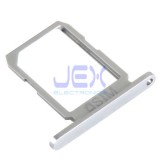 Original Silver Sim tray for White Samsung Galaxy S6