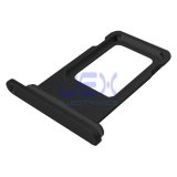 Black iPhone 11 Replacement Nano Single Sim Card Holder Tray + Rubber Gasket