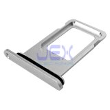 Silver White iPhone 11 Replacement Nano Single Sim Card Holder Tray + Rubber Gasket