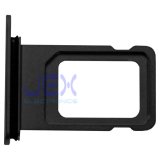 Black iPhone 11 Pro Max Replacement Nano Single Sim Card Holder Tray + Rubber Gasket