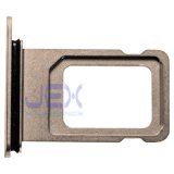 Gold iPhone 11 Pro Max Replacement Nano Single Sim Card Holder Tray + Rubber Gasket