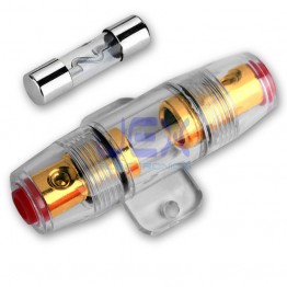 ESUPPORT 5 X 100A AGU Fuse 10X38mm Car Audio Power Safety Protect Glass Tube Gold Plated Radio Refit AMP Amplifier