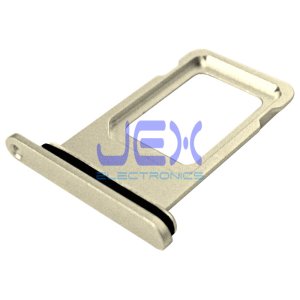 Yellow iPhone 15 or 15 Plus Replacement Nano Sim Card Holder Tray + Rubber Gasket
