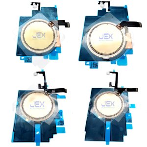 Wireless Charging Coil Pad, NFC Signal Antenna Flashlight Flash LED Rear Microphone Mic Flex for Iphone 16 Plus Pro Max