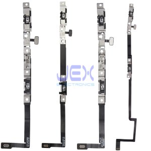 Power Side Camera Button Flex Cable With Metal Brackets for Iphone 16, 16 Plus, 16 Pro or 16 Pro Max