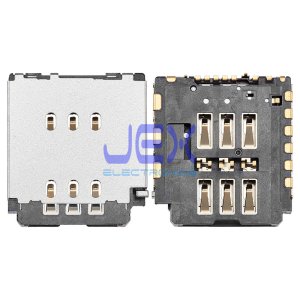 Dual SIM Card Tray Reader Holder Slot Flex Module For iPhone 16 Pro or 16 Pro Max