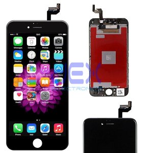 Black iPhone 6S Full Front Digitizer Touch Screen and LCD Assembly Display