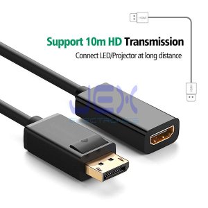 Male Display Port DP To Female HDMI Adapter for Laptop, Computer PC Nvidia AMD