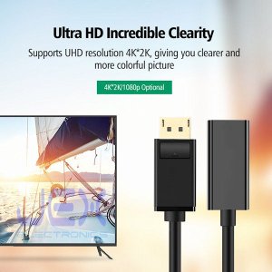 Male Display Port DP To Female HDMI Adapter for Laptop, Computer PC Nvidia AMD