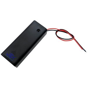 Single AA DIY Battery Holder Case Box 1.5V With Power Switch & Bare Wire Ends