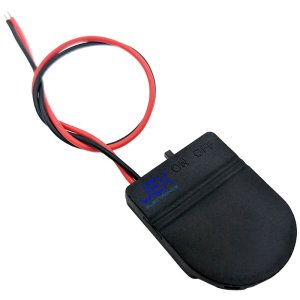 Single CR2032 DIY Button Battery Holder Case Box 3V With Power Switch & Bare Wire Ends