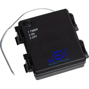 Four/4X AA Waterproof Battery Holder Case Box 4.8V/6V With Timer Power Switch & Bare Wire Ends