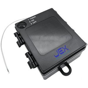 Two/2X D Type Waterproof Battery Holder Case Box 2.4V/3V With Timer Power Switch & Bare Wire Ends