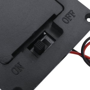 2X AA Panel Mount DIY Battery Holder Case Box 3V With Power Switch & Wire