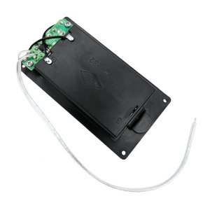 Twin/2X/Two AA Panel Mount Battery Holder Case Box 2.4V/3V With Timer Power Switch & Bare Wire Ends