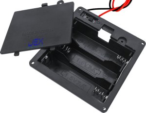 Three/3X AA Panel Mount DIY Battery Holder Case Box 4.5V With Power Switch