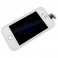 White Full Front Frame Digitizer Touch Screen & LCD Assembly for IPhone 4 GSM
