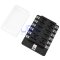 12-Way ATC ATO Blade Fuse Box Holder Power Block Distribution for Car RV Trailer Boat 12V