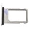 White Silver Replacement Single Sim Nano Sim Card Holder Tray for iPhone 15 Pro or 15 Pro Max