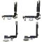 Black Charging Port USB C Dock Lower Microphone Antenna Flex Cable for IPhone 16, 16 Plus, 16 Pro or 16 Pro Max